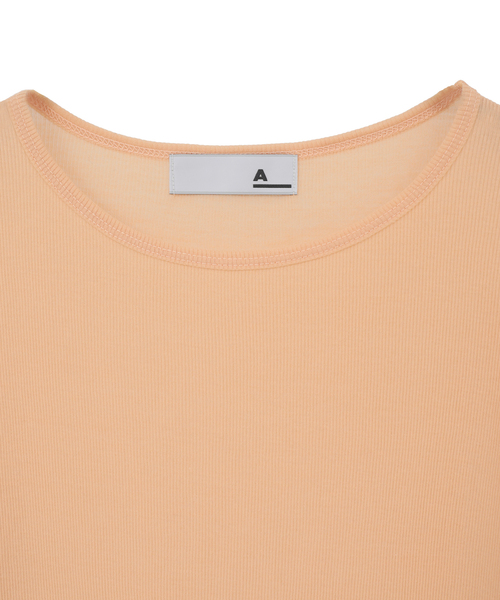 SOFFITTO（ソフィット）の「【A_/エース】シアーリブソフトテレコプルオーバー（Tシャツ/カットソー・レディース・オフホワイト/オレンジ/ネイビー・FREE）」の15枚目の写真
