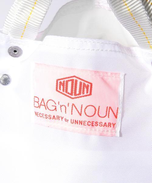 BEAMS BOY（ビームスボーイ）の「BAG’n’NOUN / TOOLBAG NYLON CLASSIC（トートバッグ・レディース・ホワイト/ダークグリーン・ONE SIZE）」の7枚目の写真