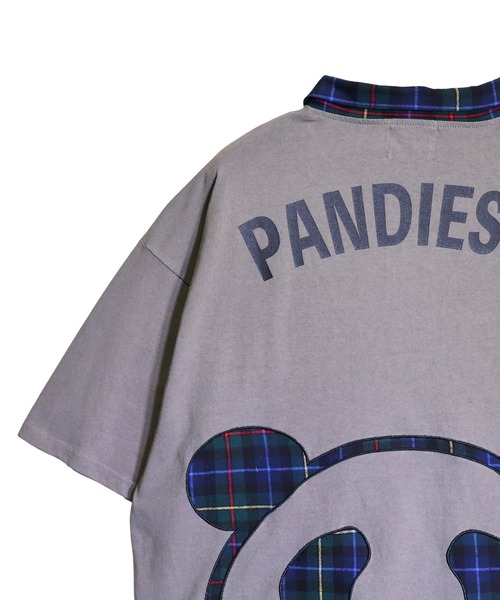 PANDIESTA（パンディエスタ）の「アイコンパンダネクタイ付きTシャツ(M2)（Tシャツ/カットソー・メンズ・ブラック/ホワイト/チャコール・XL/L/M）」の10枚目の写真