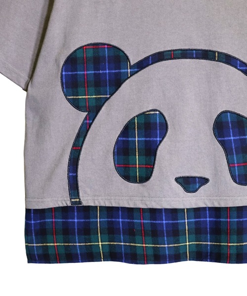 PANDIESTA（パンディエスタ）の「アイコンパンダネクタイ付きTシャツ(M2)（Tシャツ/カットソー・メンズ・ブラック/ホワイト/チャコール・XL/L/M）」の11枚目の写真
