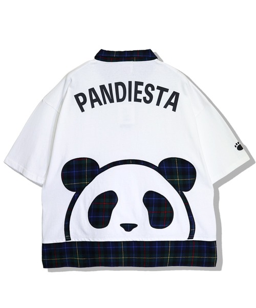 PANDIESTA（パンディエスタ）の「アイコンパンダネクタイ付きTシャツ(M2)（Tシャツ/カットソー・メンズ・ブラック/ホワイト/チャコール・XL/L/M）」の19枚目の写真