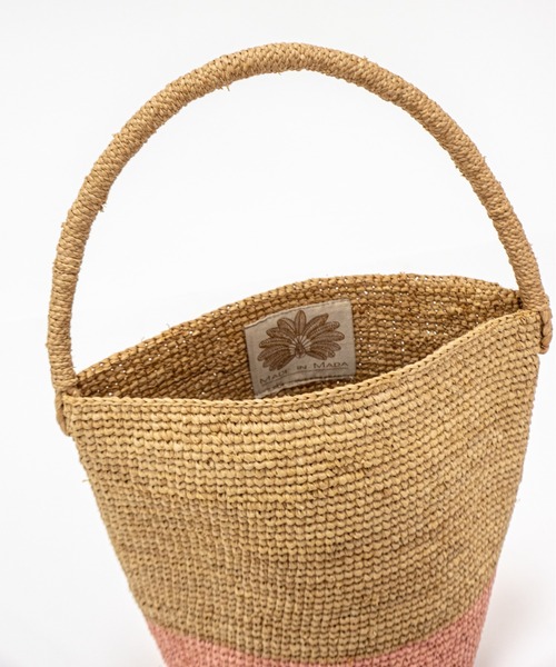 MADE IN MADA(メイドインマダ)の「【MADE IN MADA /メイドインマダ】かごバッグ ラフィア バケツバッグ トートバッグ ハンドバッグ(かごバッグ・レディース・ベージュ/ブラウン/ライトグレー/カーキ/グレー/ナチュラル・FREE)」の12枚目の写真