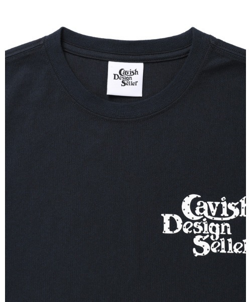 Cavish(カビシ)の「CAVISH/スターロゴTシャツ(Tシャツ/カットソー・レディース・ネイビー/ホワイト/チャコールグレー・FREE)」の12枚目の写真