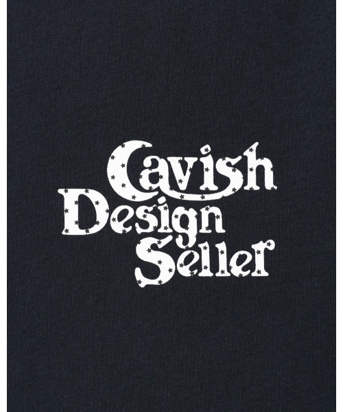 Cavish(カビシ)の「CAVISH/スターロゴTシャツ(Tシャツ/カットソー・レディース・ネイビー/ホワイト/チャコールグレー・FREE)」の15枚目の写真