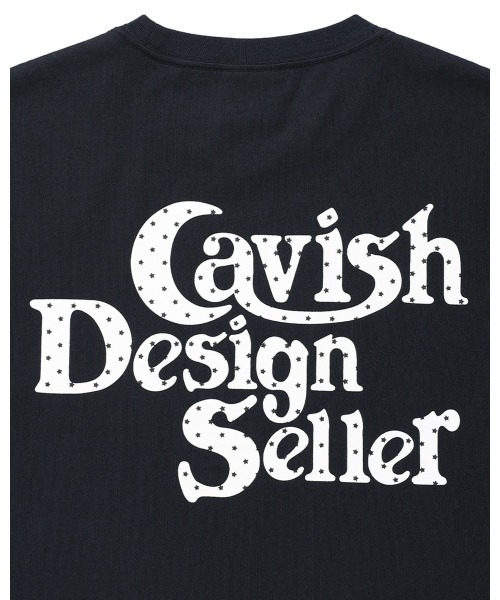 Cavish(カビシ)の「CAVISH/スターロゴTシャツ(Tシャツ/カットソー・レディース・ネイビー/ホワイト/チャコールグレー・FREE)」の13枚目の写真