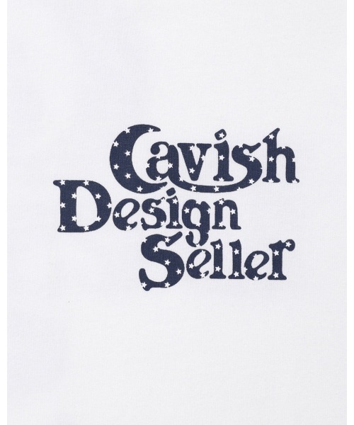 Cavish(カビシ)の「CAVISH/スターロゴTシャツ(Tシャツ/カットソー・レディース・ネイビー/ホワイト/チャコールグレー・FREE)」の9枚目の写真