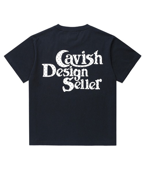 Cavish(カビシ)の「CAVISH/スターロゴTシャツ(Tシャツ/カットソー・レディース・ネイビー/ホワイト/チャコールグレー・FREE)」の11枚目の写真