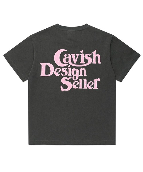 Cavish(カビシ)の「CAVISH/スターロゴTシャツ(Tシャツ/カットソー・レディース・ネイビー/ホワイト/チャコールグレー・FREE)」の17枚目の写真