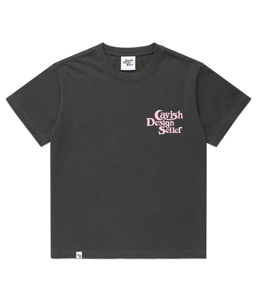 Cavish(カビシ)の「CAVISH/スターロゴTシャツ(Tシャツ/カットソー・レディース・ネイビー/ホワイト/チャコールグレー・FREE)」の16枚目の写真