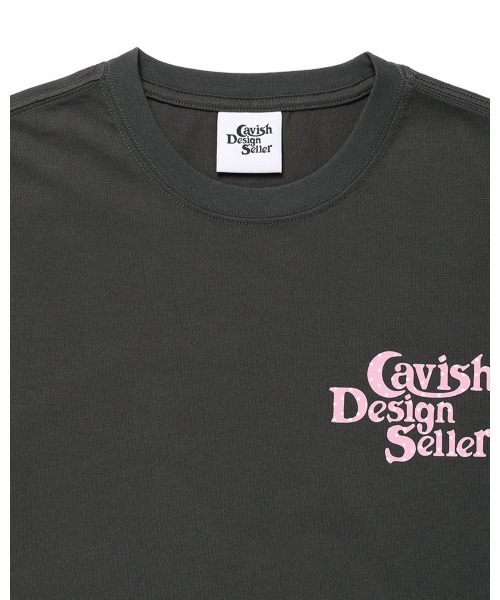 Cavish(カビシ)の「CAVISH/スターロゴTシャツ(Tシャツ/カットソー・レディース・ネイビー/ホワイト/チャコールグレー・FREE)」の18枚目の写真