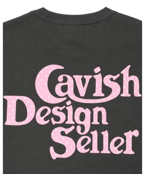 Cavish(カビシ)の「CAVISH/スターロゴTシャツ(Tシャツ/カットソー・レディース・ネイビー/ホワイト/チャコールグレー・FREE)」の19枚目の写真