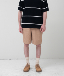 MANNERGRAM（マナーグラム）の「バンセット ワンタックバミューダハーフパンツ ベージュ（その他パンツ）」