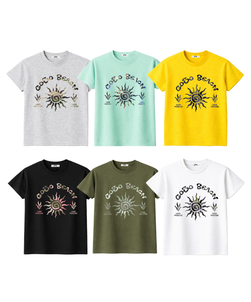 COSO（コソ）の「CCカラーアートワーククロップTシャツ(ブラック)（Tシャツ/カットソー・レディース・ブラック・SMALL/MEDIUM）」の2枚目の写真