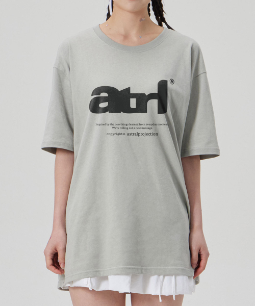 ASTRAL PROJECTION（アストラルプロジェクション）の「[ATRL]コットンルーズフィット半袖Tシャツ_ホワイト（Tシャツ/カットソー・メンズ・その他・XXL/XL/L/M）」の2枚目の写真
