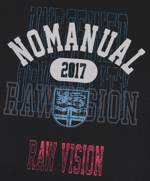 NOMANUAL(NOMANUAL)の「G.P PRINTED T-SHIRT - BLACK(Tシャツ/カットソー・レディース・その他・SMALL/MEDIUM/LARGE/X-LARGE)」の5枚目の写真