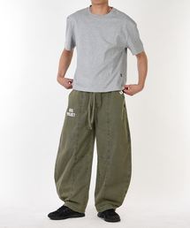 AOG PROJECT（エイオージープロジェクト）の「ガーメントダイヴィンテージカーブドパンツ（カーキ）（その他パンツ）」