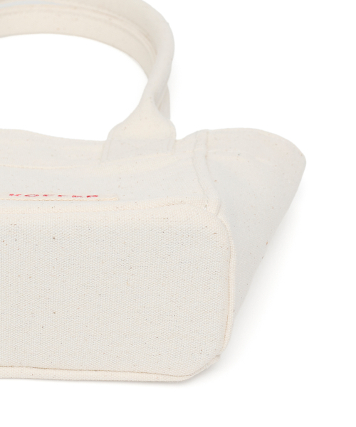 DER KOFFER（デルコッファー）の「SHOPPER CANVAS MINI [NATURAL]（トートバッグ・レディース・ホワイト・FREE）」の3枚目の写真