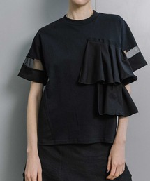 MARECHAL TERRE（マルシャルテル）の「ラッフルTシャツ（Tシャツ/カットソー）」