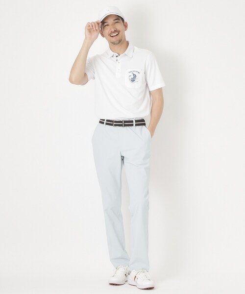 adabat(アダバット)の「ストレッチ/透け防止 UVストレッチピケパンツ(その他パンツ・メンズ・ブラック/ホワイト/サックスブルー・50/48/52/46)」の14枚目の写真