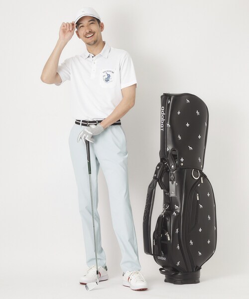 adabat(アダバット)の「ストレッチ/透け防止 UVストレッチピケパンツ(その他パンツ・メンズ・ブラック/ホワイト/サックスブルー・50/48/52/46)」の13枚目の写真