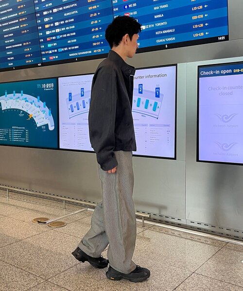 CIAOPANIC(チャオパニック)の「ストライプカーブデニムパンツ(デニムパンツ・メンズ・ブラック/インディゴブルー/ブルー系その他・MEDIUM/LARGE)」の21枚目の写真