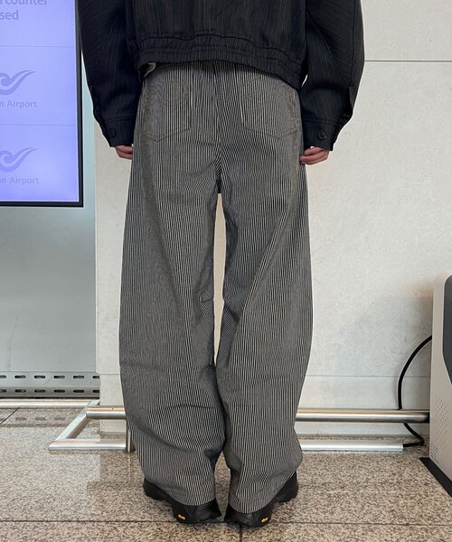 CIAOPANIC(チャオパニック)の「ストライプカーブデニムパンツ(デニムパンツ・メンズ・ブラック/インディゴブルー/ブルー系その他・MEDIUM/LARGE)」の13枚目の写真