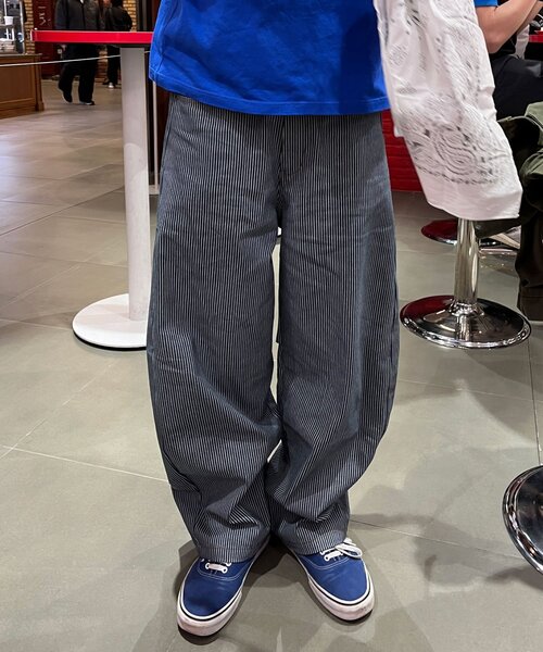 CIAOPANIC(チャオパニック)の「ストライプカーブデニムパンツ(デニムパンツ・メンズ・ブラック/インディゴブルー/ブルー系その他・MEDIUM/LARGE)」の16枚目の写真