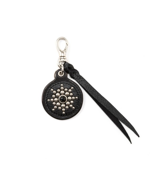CALEE（キャリー）の「KNITTING LEATHER KEY RING（キーホルダー