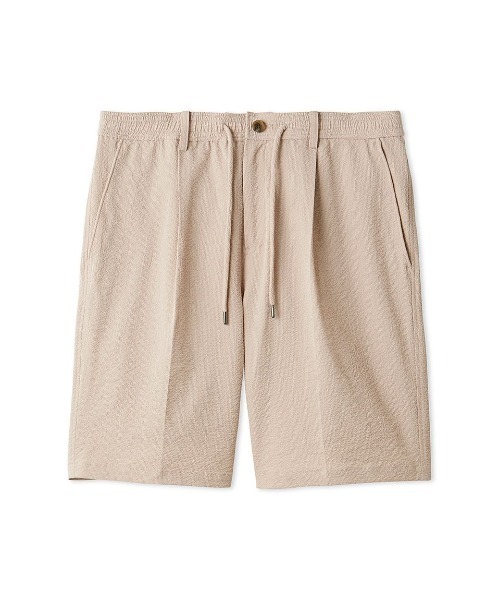 AOURE（アウール）の「ウォッシュドピケ　ＳＥＴＵＰショーツ（その他パンツ・メンズ・ライトピンク/オフホワイト・SMALL/MEDIUM/LARGE/X-LARGE）」の4枚目の写真