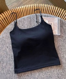 Pittok（ピットク）の「ブラカップ付きドロップ丈キャミソール（キャミソール）」