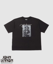 フォトプリント ルーズシルエット クルーネック Tシャツ