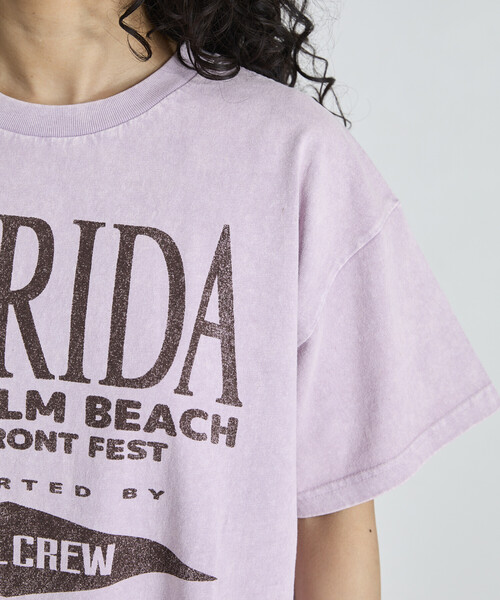 Freada（フリーダ）の「Freada/フリーダ Tシャツ レースドッキング ワンピース（Tシャツ/カットソー・レディース・ホワイト/ラベンダー/ブラック・ONE SIZE）」の12枚目の写真