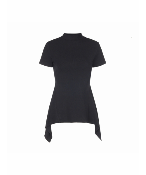 BERMUDAGRASS(バミューダグラス)の「テンセルドレープロングトップ-BLACK(Tシャツ/カットソー・レディース・その他・SMALL/MEDIUM)」の2枚目の写真