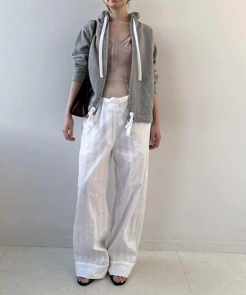 EDIT. FOR LULU(エディットフォールル)の「ムーンダストライトフーディ(Tシャツ/カットソー・レディース・チャコールグレー/ベージュ・FREE)」の6枚目の写真