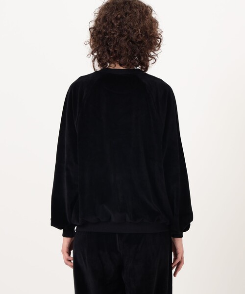 BASERANGE(ベースレンジ)の「BASERANGE RIM RAGLAN SWEATSHIR スウェットシャツ(スウェット・レディース・ブラック・S)」の5枚目の写真