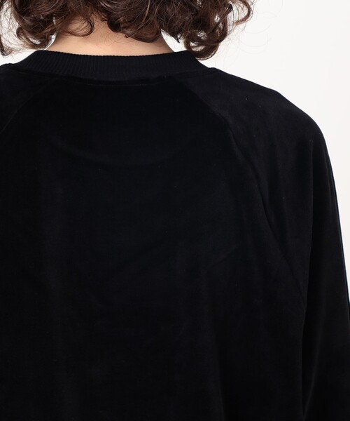 BASERANGE(ベースレンジ)の「BASERANGE RIM RAGLAN SWEATSHIR スウェットシャツ(スウェット・レディース・ブラック・S)」の7枚目の写真