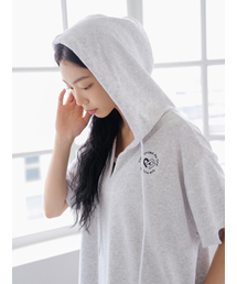NITINA（ニティナ）の「テリー フードワンピース M/GY（ワンピース）」