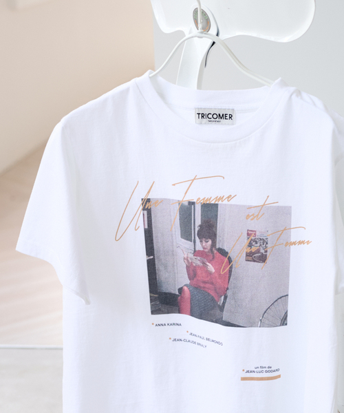 U by SPICK&SPAN（ユーバイスピックアンドスパン）の「TRICOMER/トリコメル UNE FEMME EST FEMME-1 TEE（Tシャツ/カットソー・レディース・ホワイト・FREE）」の5枚目の写真
