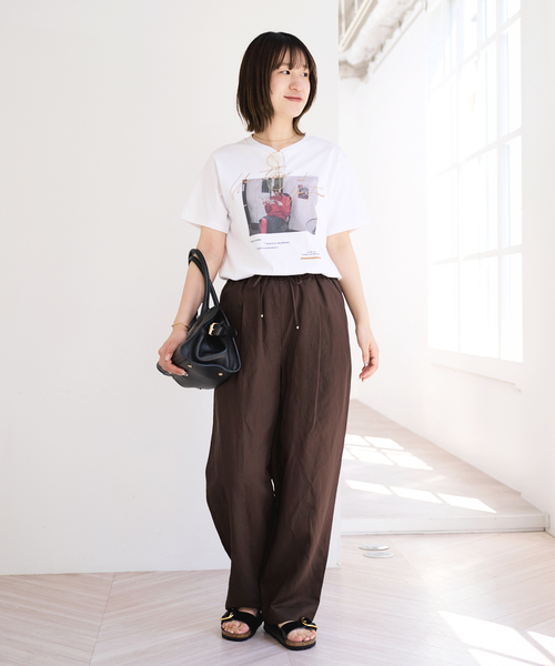 U by SPICK&SPAN（ユーバイスピックアンドスパン）の「TRICOMER/トリコメル UNE FEMME EST FEMME-1 TEE（Tシャツ/カットソー・レディース・ホワイト・FREE）」の6枚目の写真