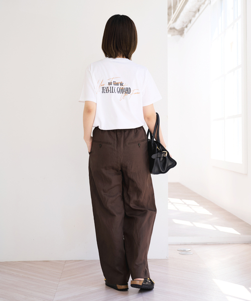 U by SPICK&SPAN（ユーバイスピックアンドスパン）の「TRICOMER/トリコメル UNE FEMME EST FEMME-1 TEE（Tシャツ/カットソー・レディース・ホワイト・FREE）」の9枚目の写真