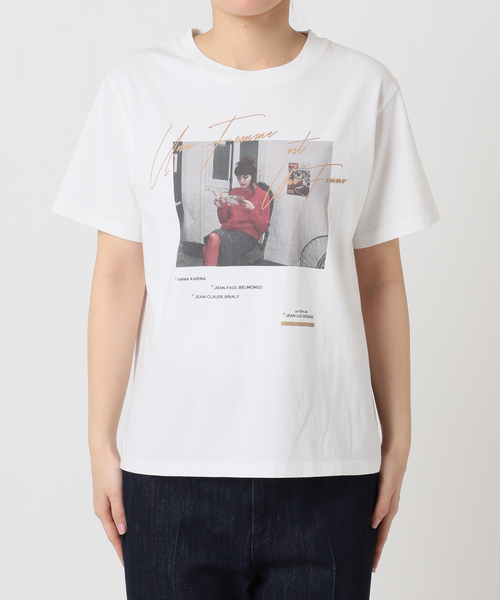 U by SPICK&SPAN（ユーバイスピックアンドスパン）の「TRICOMER/トリコメル UNE FEMME EST FEMME-1 TEE（Tシャツ/カットソー・レディース・ホワイト・FREE）」の15枚目の写真