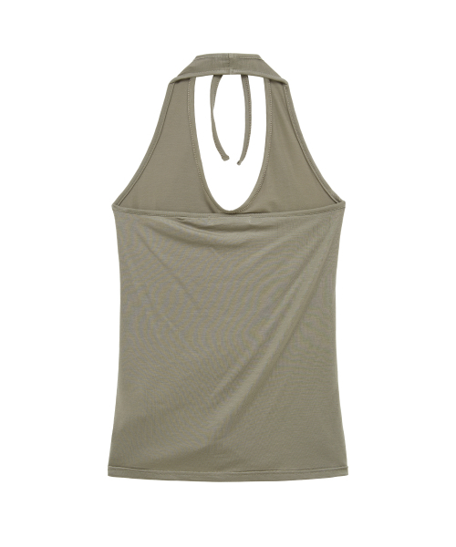 Midnight Move(ミッドナイトムーブ)の「double top (khaki)(Tシャツ/カットソー・レディース・その他・FREE)」の4枚目の写真