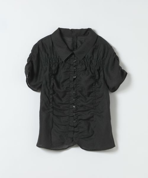 JEANASIS(ジーナシス)の「シアージャガードシャーリングシャツSS/859249(シャツ/ブラウス・レディース・ブルー系その他/ベージュ系その他/ホワイト/ブラック・FREE)」の19枚目の写真