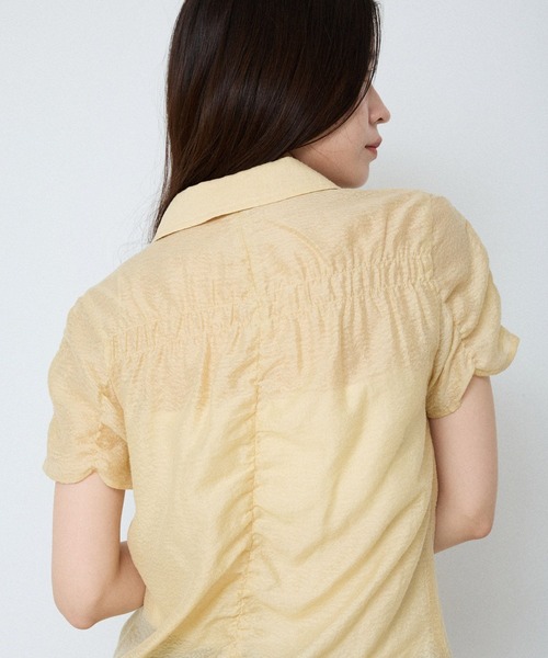 シアージャガードシャーリングシャツSS/859249（シャツ/ブラウス 