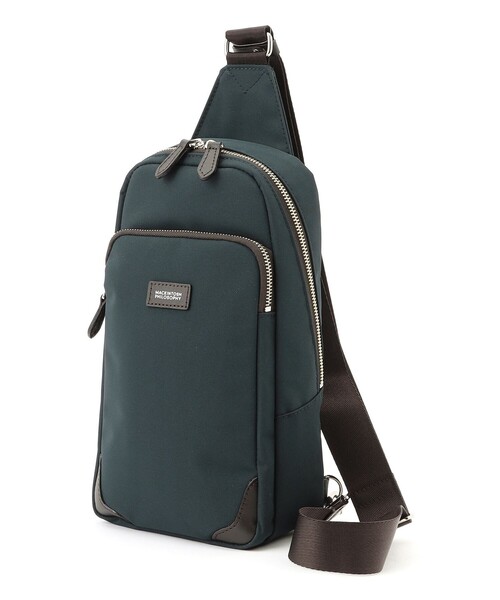 MACKINTOSH PHILOSOPHY(マッキントッシュ フィロソフィー)の「【WEB&一部店舗限定】バルヴェニー ボディバック(ボディバッグ/ウエストポーチ・メンズ・ダークネイビー/ブラック・FREE)」の2枚目の写真