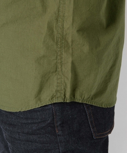 GLOBAL WORK（グローバルワーク）の「ミリタリーシャツ長袖/710855（シャツ/ブラウス・メンズ・ベージュ/カーキ・LARGE/MEDIUM/SMALL/X-LARGE）」の6枚目の写真