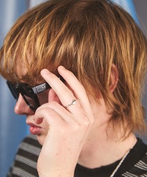 MAISON SPECIAL | 《UNISEX》F-hole Motif Three-Link Ring/Fホールモチーフ3リンクリング【MAISON SPECIAL/メゾンスペシャル】(リング)