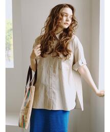 Wポケット5分袖オーバーシャツ《2026 SUMMER LOOK item》