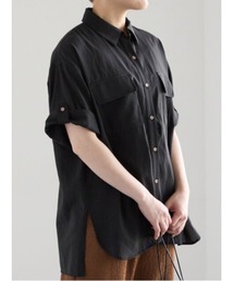 Wポケット5分袖オーバーシャツ《2026 SUMMER LOOK item》