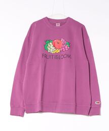 /FRUIT OF THE LOOM/製品染め プリントトレーナー